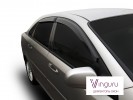 Дефлекторы окон Vinguru Chevrolet Lacetti 2004-2013 сед накладные скотч к-т 4 шт., материал литьевой поликарбонат