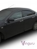 Дефлекторы окон Vinguru Nissan Almera 2012- сед накладные скотч к-т 4 шт., материал литьевой поликарбонат
