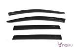 Дефлекторы окон Vinguru Ford Kuga I 2008-2012 крос накладные скотч  к-т 4 шт., материал акрил