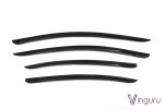 Дефлекторы окон Vinguru Volkswagen Passat CC II 2011-2017 сед накладные скотч  к-т 4 шт., материал акрил