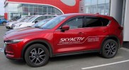 Дефлектор окон Mazda CX5, 17-, 4ч., темный