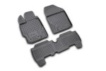 Коврики в салон TOYOTA Yaris 01/2006-2010, 3 шт. (полиуретан)