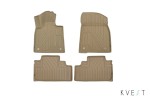 Коврики KVEST 3D в салон LEXUS RX, 2015->, 4 шт. (полистар, бежевый, бежевый)