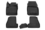 Коврики 3D в салон FORD Focus 3, 2015->, 4 шт. (ПУ, повышенная износостойкость)