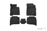 Коврики KVEST 3D в салон LEXUS LX, 2015->, 5 шт. (полистар, черный, серый)