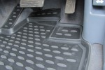 Коврики в салон подходят для HONDA Odyssey RA6 JDM 12/1999-09/2003, П.Р., 3 ряда, 5 шт. (полиуретан, бежевые)