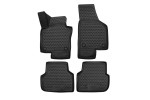Коврики 3D в салон VW Jetta, 2011-2015, 2015-> 4 шт. (ПУ, повышенная износостойкость)