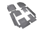 Коврики в салон MAZDA CX-9 2007-2012, 2012-2015 6 шт. (полиуретан)