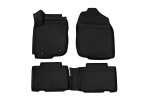 Коврики 3D в салон TOYOTA Rav 4, 2013-2015, 2015->, 4 шт. (ПУ, повышенная износостойкость)