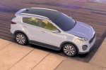 Комплект алюминиевых порогов Arbori Optima Black 1700 для KIA Sportage 2016-нв