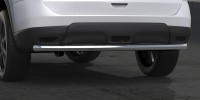 Защита заднего бампера d57 Arbori нерж. сталь для NISSAN X-Trail 2015-нв