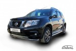 Защита переднего d57 бампера Arbori нерж. сталь для NISSAN Terrano 2014-нв