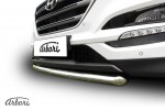 Защита переднего бампера d57 Arbori нерж. сталь для HYUNDAI Tucson 2015-2018