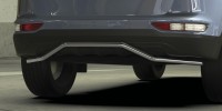 Защита заднего бампера d42 