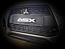 Сетка на бампер внешняя для MITSUBISHI ASX 2012-2015, черн., 15 мм