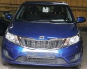 Сетка на бампер внешняя для KIA Rio 2011-2014, черн., 15 мм
