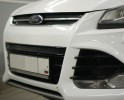 Сетка на бампер внешняя для FORD Kuga 2013-2016, 2 шт., черн., 15 мм