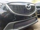 Сетка на бампер внешняя для MAZDA CX5 2011->, черн., 15 мм