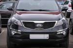 Сетка на бампер внешняя для KIA Sportage 2010-1016, 2 шт., черн., 15 мм