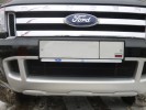 Сетка на бампер внешняя для FORD Ranger 2011->, черн., 15 мм
