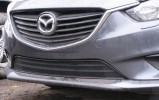 Сетка на бампер внешняя для MAZDA 6 2012->, черн., 15 мм