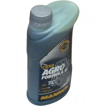 Масло моторное 7859 для 2Т двиг. MANNOL Agro Formula Husqvarna (для бензопил, бензокос, мотобуров и пр.) синтетическое