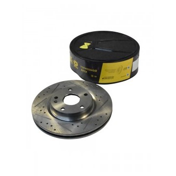 Диск тормозной COOLRAY ПЕРЕДНИЙ перфорация , насечки арт. 4048102500