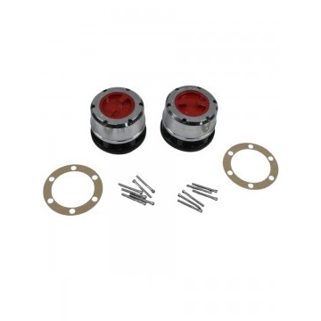 Хаб механический Колесные хабы (2шт) усиленные(красная крышка)KIA Sportage, Grand Sportage, Retona, Frontier, Besta, Bongo / MAZDA / ZX Tianye Admiral