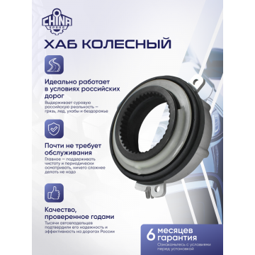 Муфта Хаб SsangYong Kyron