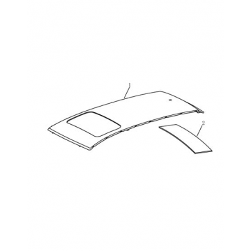 Roof heat insulator Geely Emgrand EC7