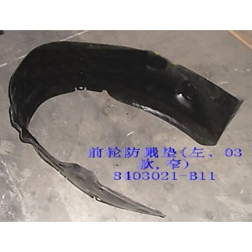 Front wheel splash guard lh Great Wall Sailor
