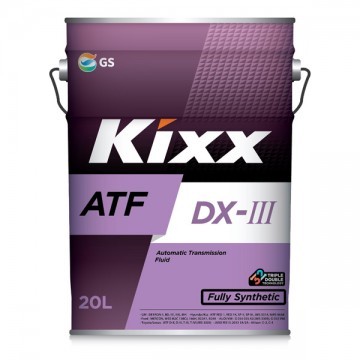 Трансмиссионная жидкость Kixx ATF DX-III /20л  синт.