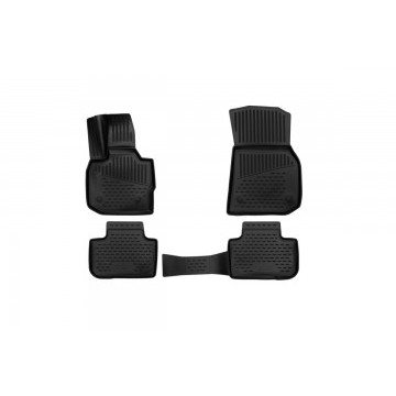 Коврики 3D в салон BMW X3, 2017->, (G01), SUV, (Европа), 4 шт. (полиуретан)