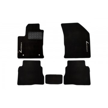 Коврики в салон CHERY Arrizo 7 (M16) 2014->, сед., 5 шт. (текстиль)