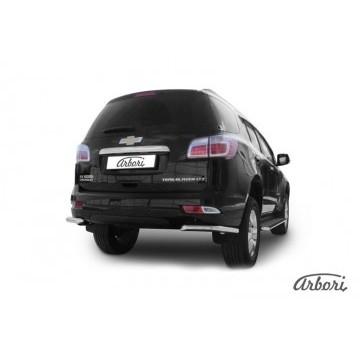 Уголки d57 Arbori нерж. сталь для CHEVROLET Trailblaizer 2012-2016