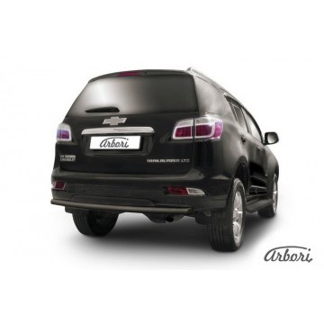 Защита заднего бампера d57 Arbori черн. для CHEVROLET Trailblaizer 2012-2016