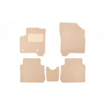 Коврики в салон Klever Premium CITROEN C3 Picasso 2009-2012, ун., 5 шт. (текстиль, бежевые)