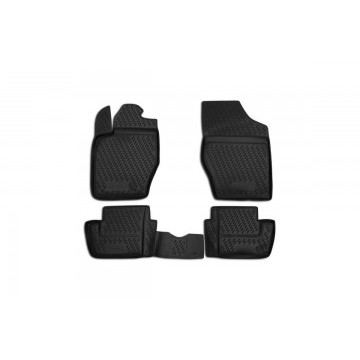 Коврики в салон CITROEN C4 01/2004-07/2008, 07/2008->, 4 шт. (полиуретан)