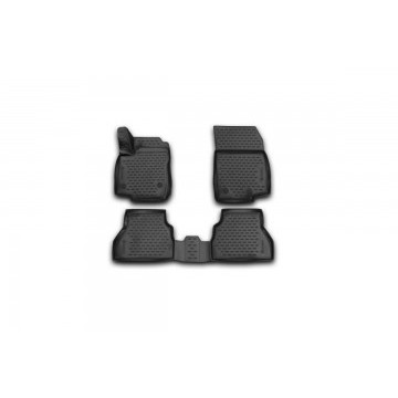 Коврики 3D в салон FORD B-max, 2014->, хб, 4 шт. (полиуретан)