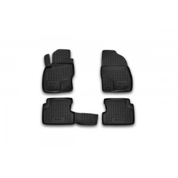 Коврики в салон FORD Focus II 2004-2011, 4 шт. (полиуретан)