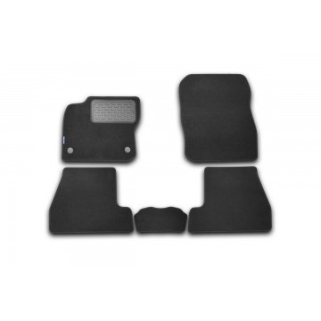 Коврики в салон FORD Focus 3 2011-2015, хб., 5 шт. (текстиль)