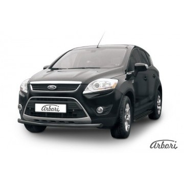 Защита переднего бампера d57 Arbori черн. для Ford KUGA 2008-2012