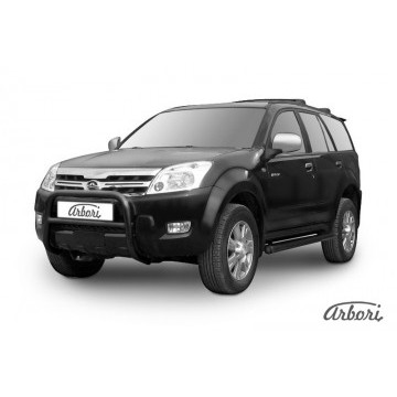 Кенгурятник низкий d57 Arbori черн. для Great Wall Hover 2008-2010