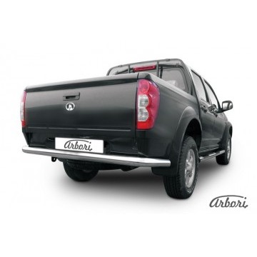 Защита заднего бампера d76 Arbori нерж. сталь для Great Wall WINGLE 2012-2015