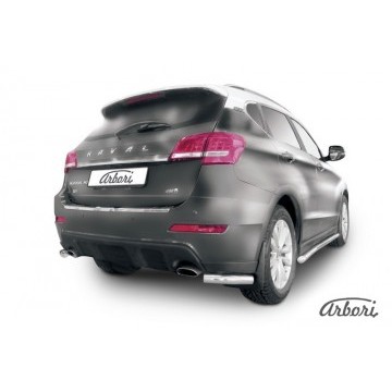 Уголки d57 Arbori нерж. сталь для HAVAL H2 2014-нв