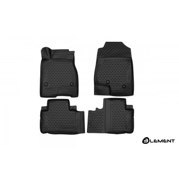 Коврики 3D в салон HAVAL H6, 09/2014->, FWD, 4 шт. (полиуретан)