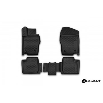 Коврики 3D в салон HAVAL H8, 2015->, кросс., 4 шт. (полиуретан)