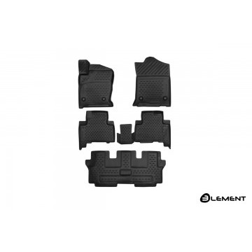 Коврики 3D в салон HAVAL H9, 2015->, 5 шт. (полиуретан)