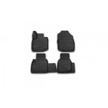 Коврики 3D в салон HONDA Civic 5D, 01/2012->,  хб., 4 шт. (полиуретан)
