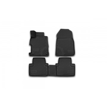 Коврики 3D в салон HONDA Civic 4D, 01/2012->, сед., 4 шт. (полиуретан)
